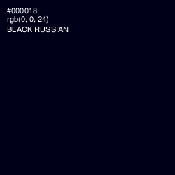 #000018 - Black Russian Color Image